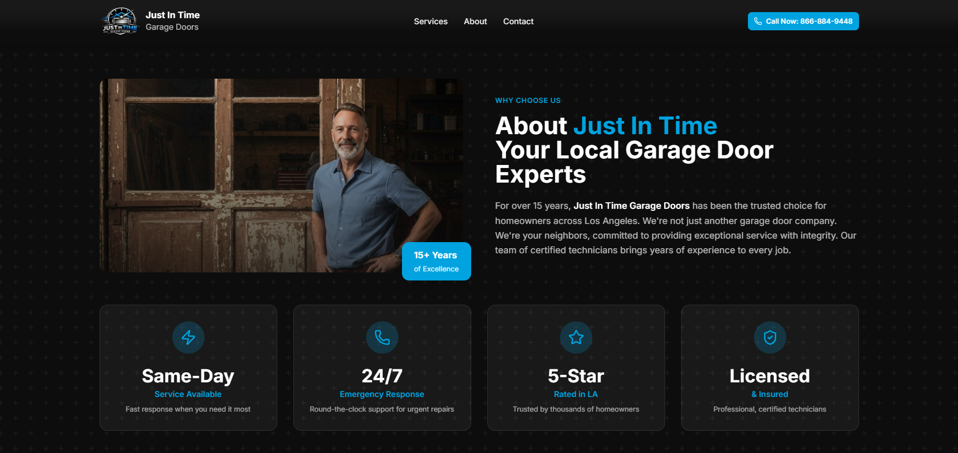 Just In Time Garage Doors screenshot