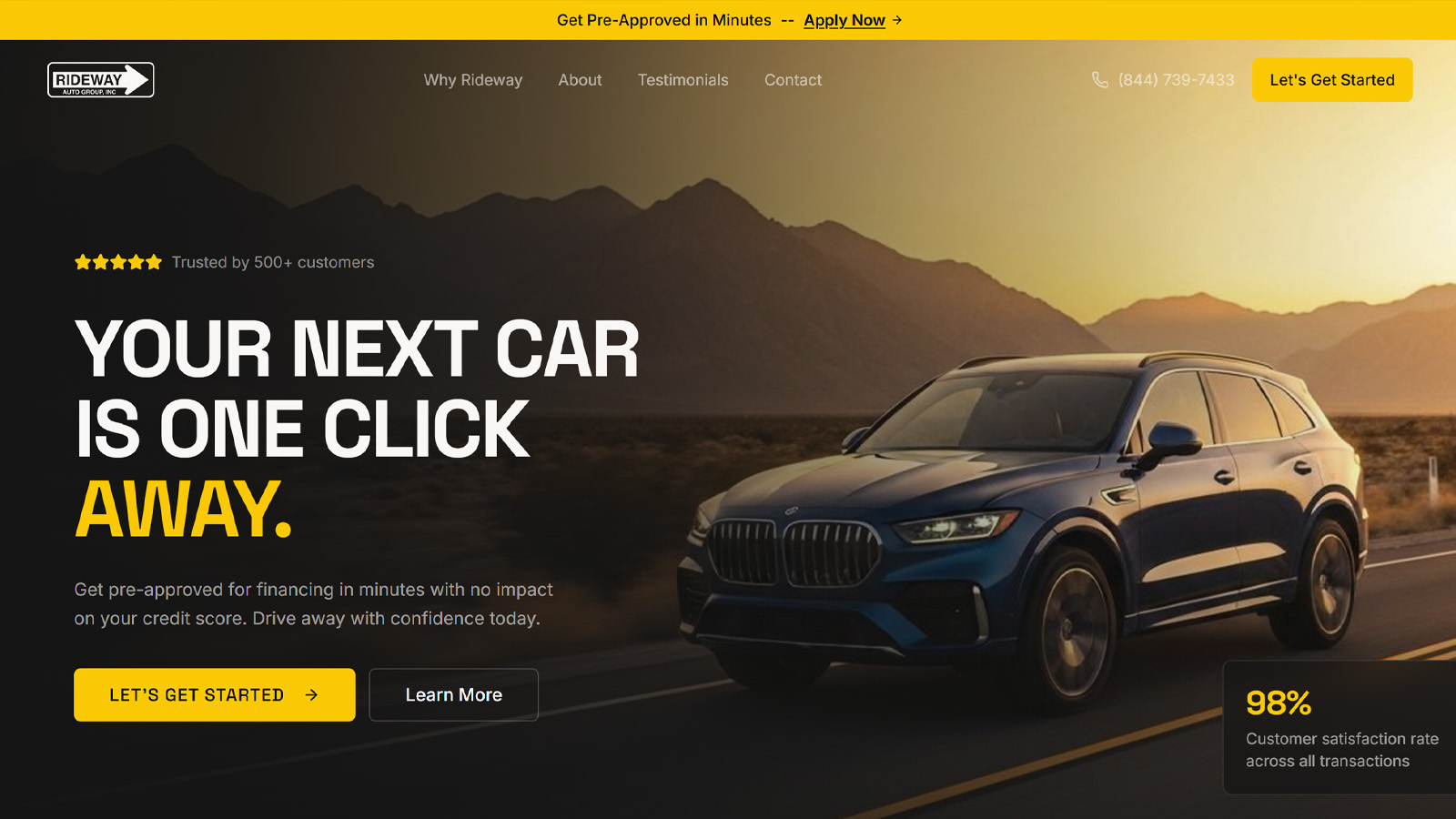 Rideway Auto Group screenshot