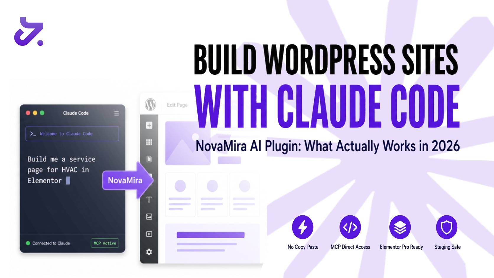 Claude Code Builds Your WordPress Site — Inside NovaMira's AI Plugin